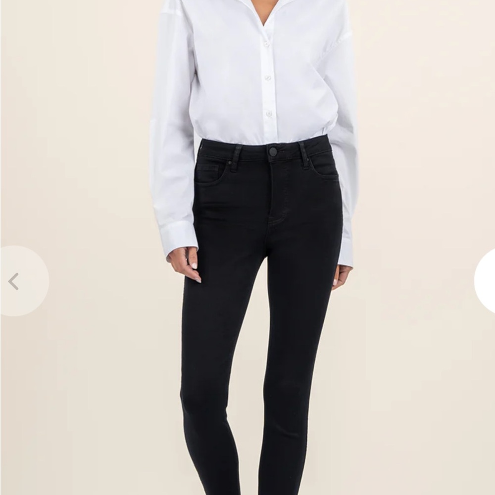 Kut from the Kloth Charcoal Toothpick Skinny Jeans